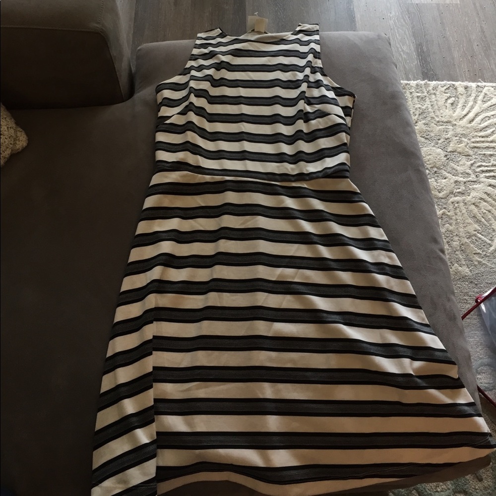 Black and white dress